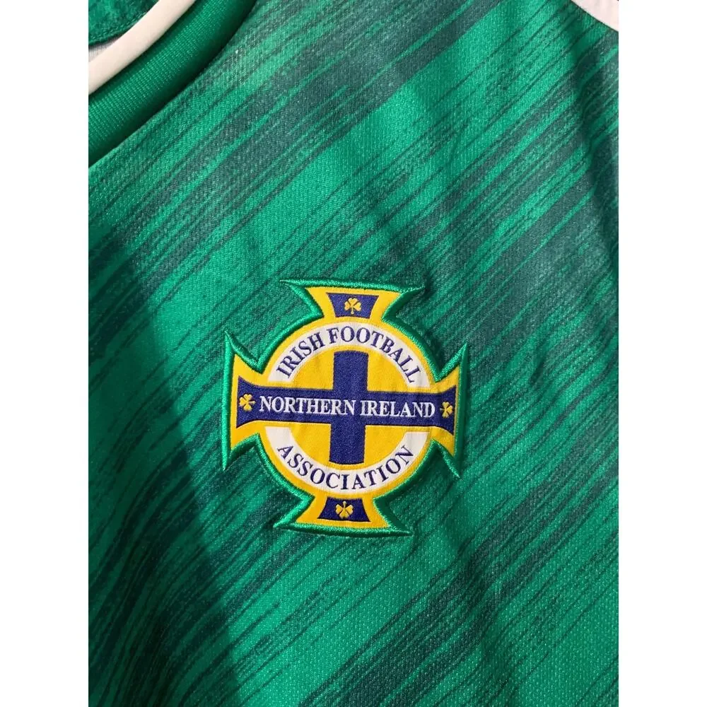 Adidas Northern Ireland 2020 Home Soccer Jersey Size M Green FI2827 Aeroready